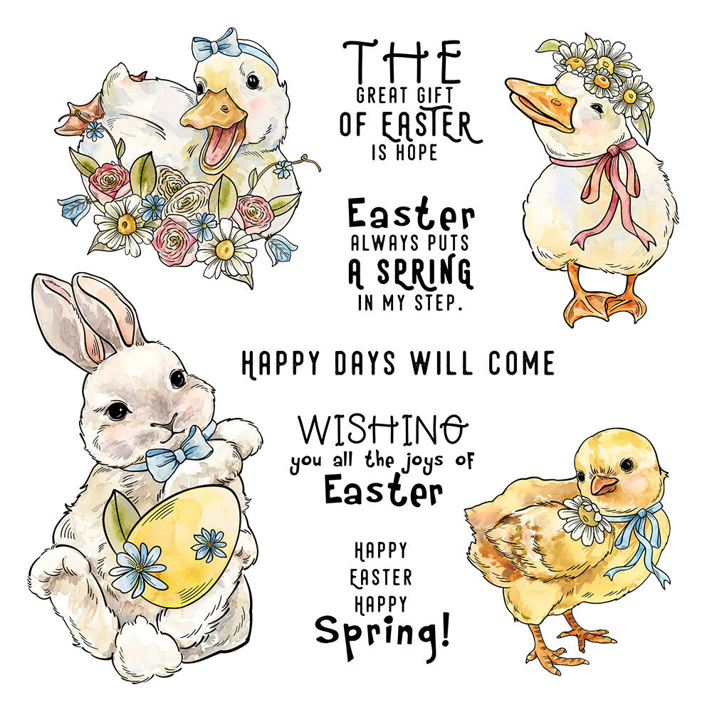 Easter Animals Clear Stamps