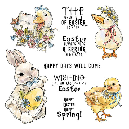 Easter Animals Clear Stamps