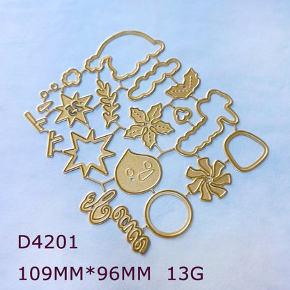Christmas Cupcake Metal Cutting Dies