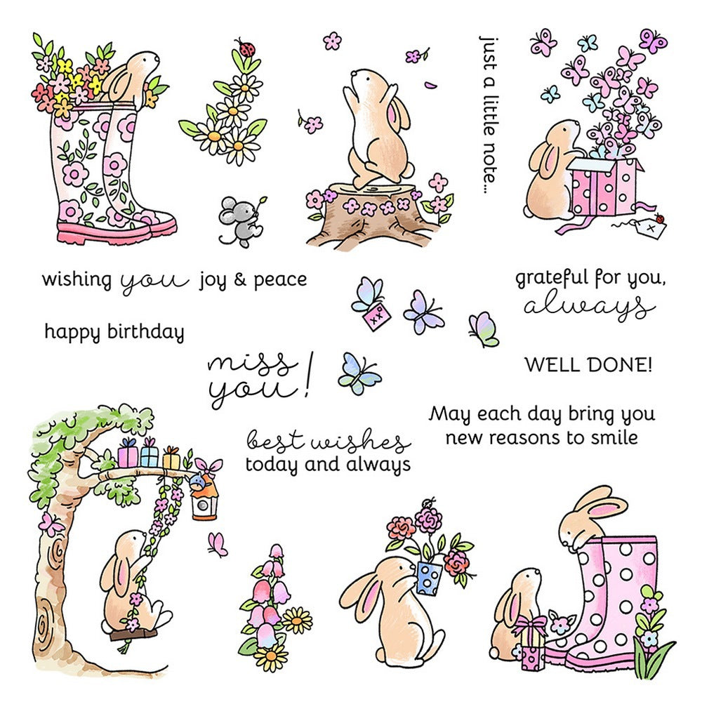 Bunny Daily Life Clear Stamps