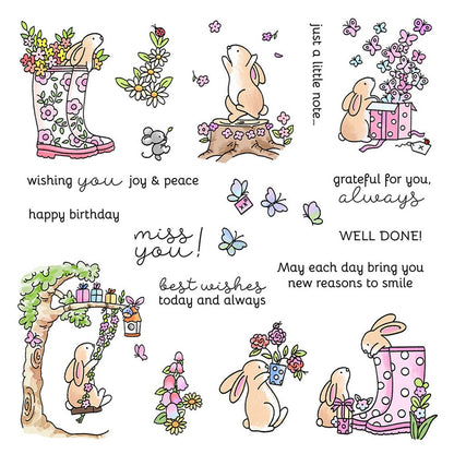 Bunny Daily Life Clear Stamps