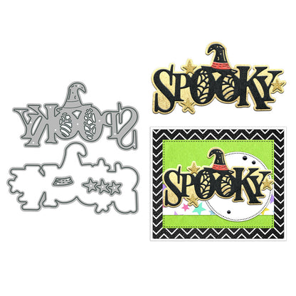 "Spooky" Words Metal Cutting Dies