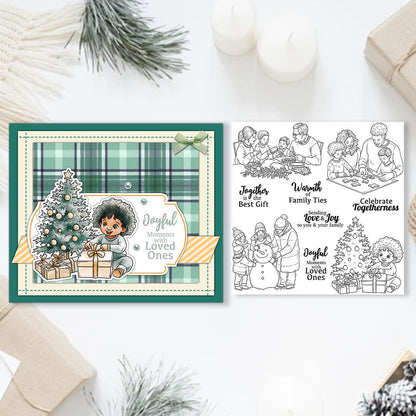 Winter Warm Family Clear Stamps