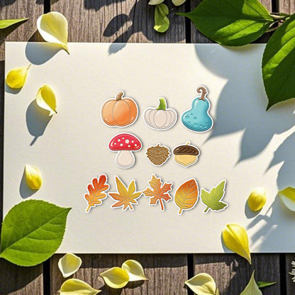 Pumpkins and Leaves Metal Cutting Dies