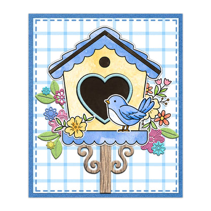 Bird House Dies & Stamps Set