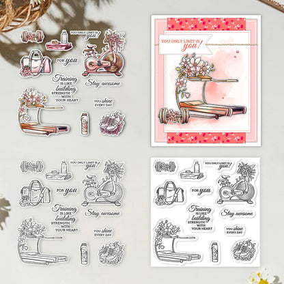 Fitness Equipment Clear Stamps