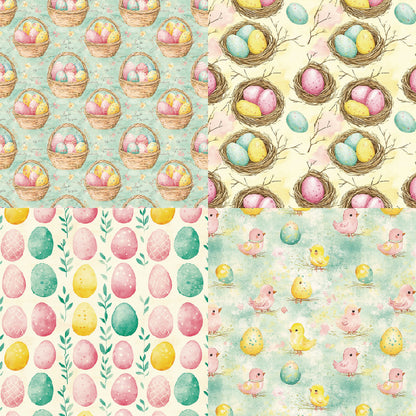 24PCS 6" Bunny Scrapbook Paper & Cardstock
