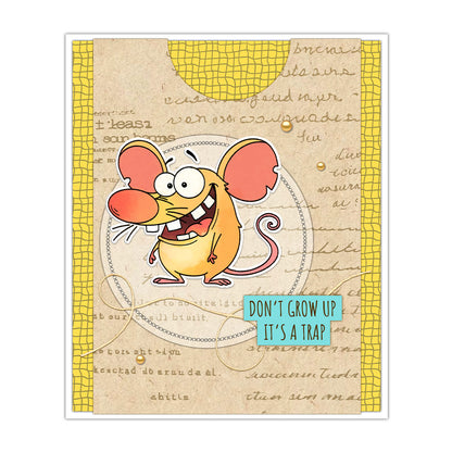 Funny Mouse Dies & Stamps Set