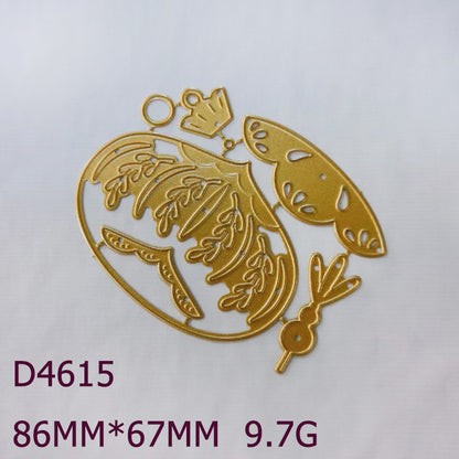 Leaves Background Frame Metal Cutting Dies