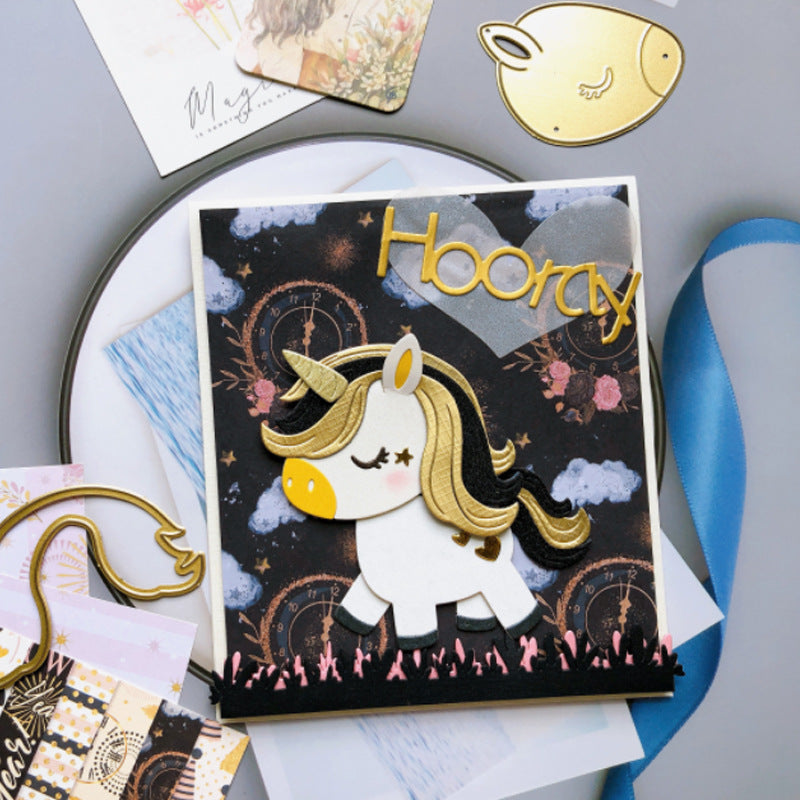 Cute Unicorn Metal Cutting Dies