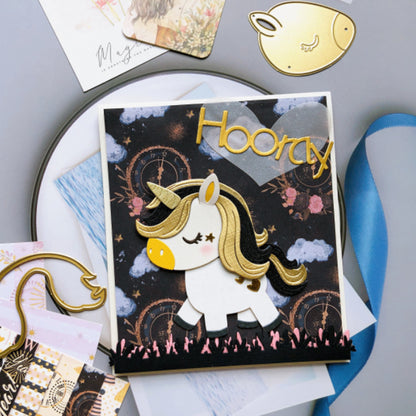 Cute Unicorn Metal Cutting Dies