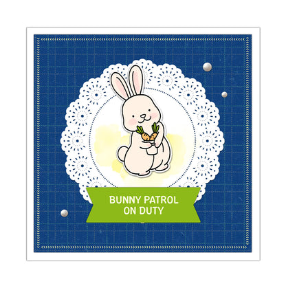 Cute Bunny Dies & Stamps Set