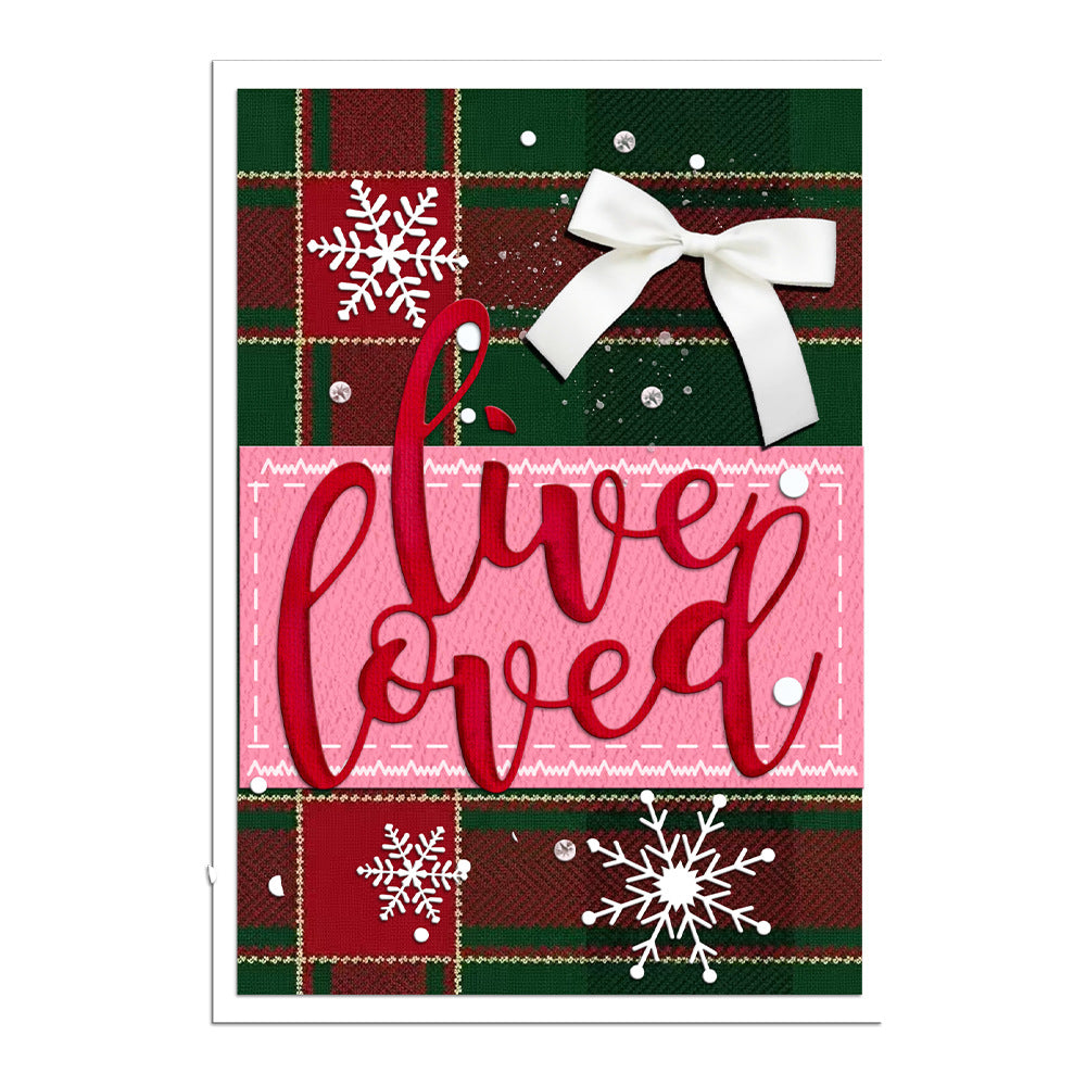 "Live Loved" Words Metal Cutting Dies