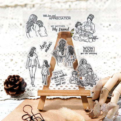 Mother's Day Theme Clear Stamps