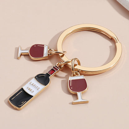 Creative Wine & Beer Keychain