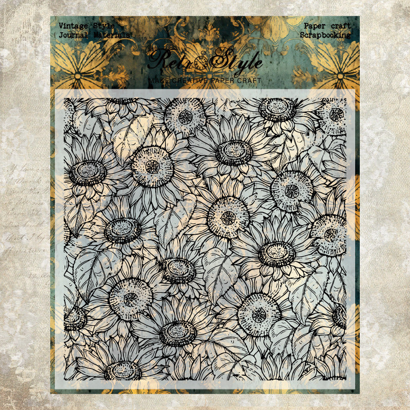 Vintage Style DIY Scrapbook Clear Stamps