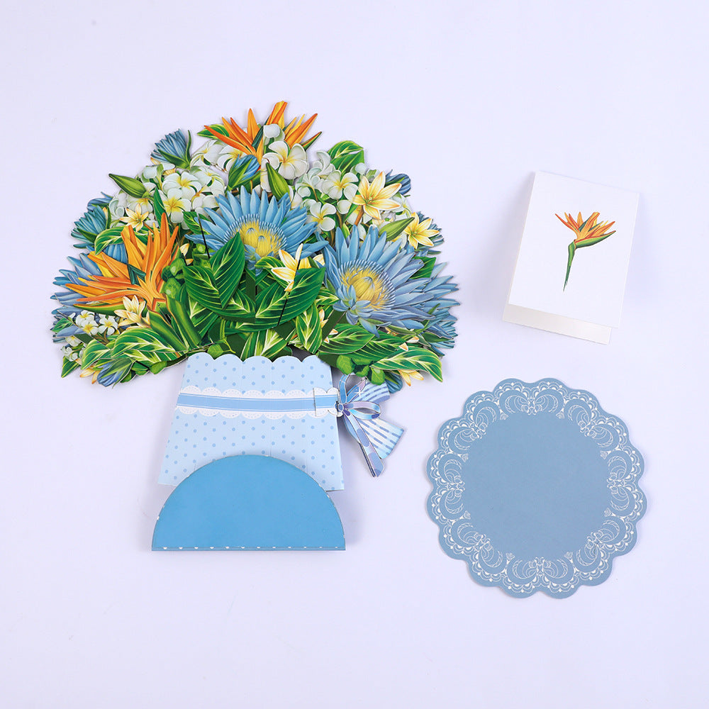 3D Pop-Up Card Creative Bouquet