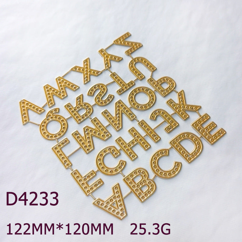 The 26 English Letters Metal Cutting Dies