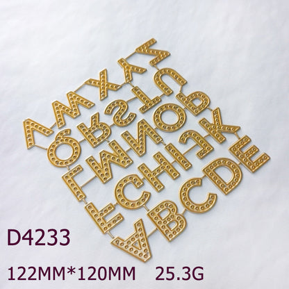The 26 English Letters Metal Cutting Dies