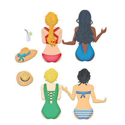 Beach Girls Metal Cutting Dies