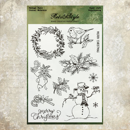 Various Patterns DIY Scrapbook Clear Stamps