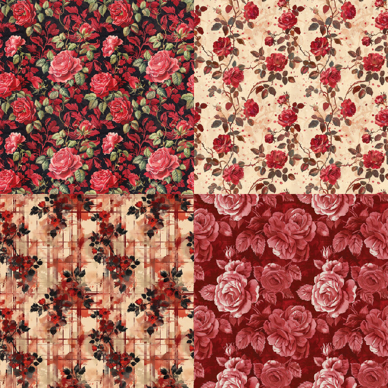 24PCS 6" Rosetta Scrapbook Paper & Cardstock