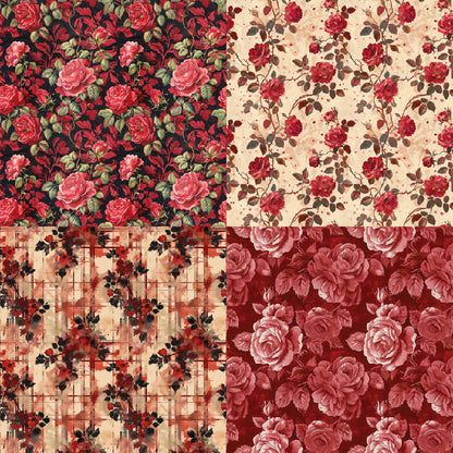 24PCS 6" Rosetta Scrapbook Paper & Cardstock