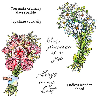 Beautiful Bouquet Dies & Stamps Set