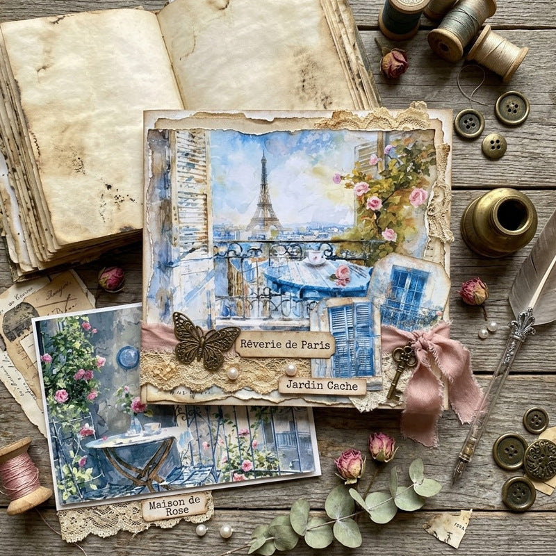 A5 Window Garden Journal Scrapbook Paper