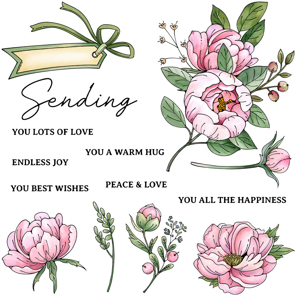 Camellia Clear Stamps