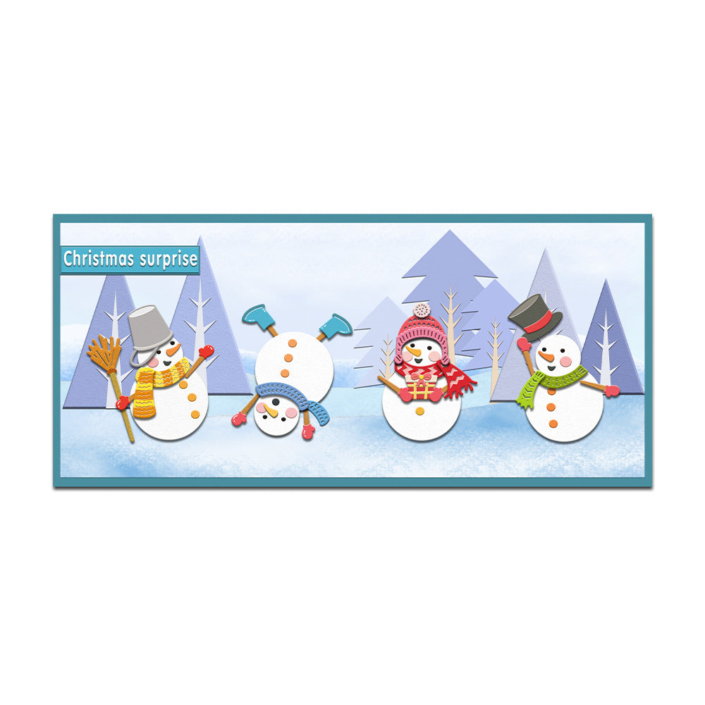 Christmas Snowman Metal Cutting Dies
