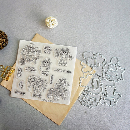 Cute Scarecrow Dies & Stamps Set