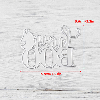 "Hey Boo" Words Metal Cutting Dies