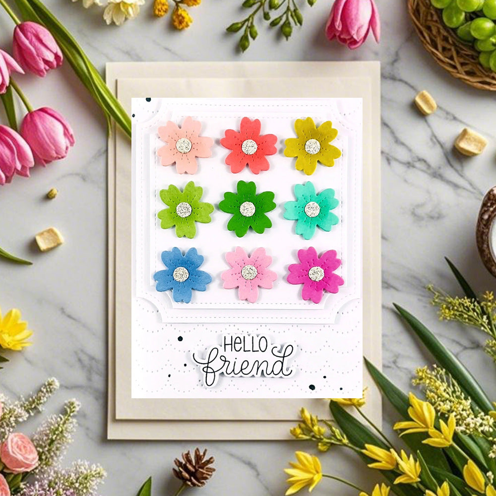 Wreath Flowers Metal Cutting Dies