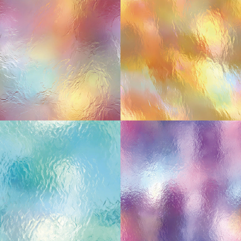 24PCS 6" Iridescent Hue Scrapbook Paper & Cardstock