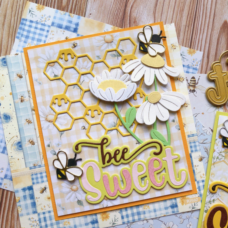"Bee Sweet" Words Metal Cutting Dies