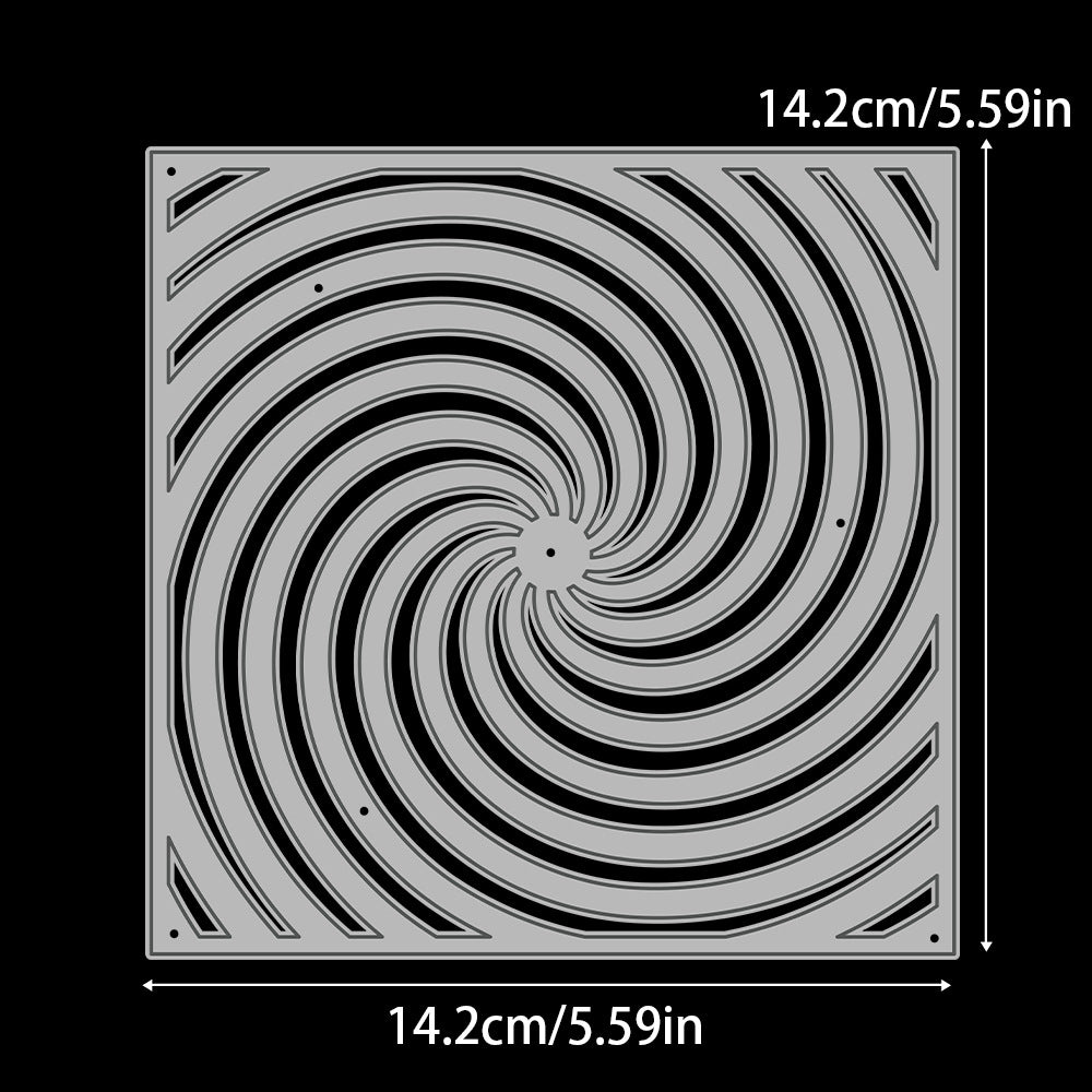 Decorative Rotating Background Frame Cutting Dies