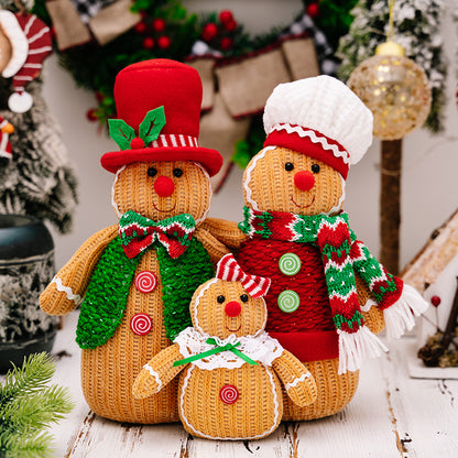 Christmas Creative Gingerbread Doll Ornaments