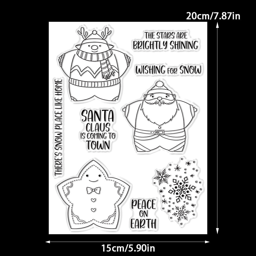 Santa Claus Star Dies & Stamps Set
