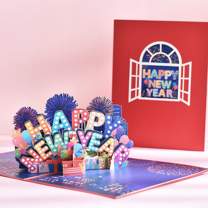 3D Creative Christmas Series Pop-Up Greeting Card