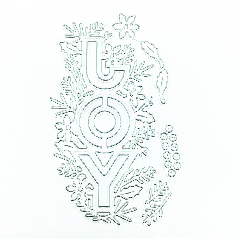 Joy Words Decor Metal Cutting Dies