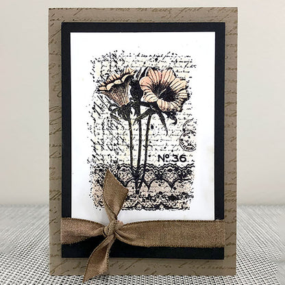 Decorative Flowers Clear Stamps