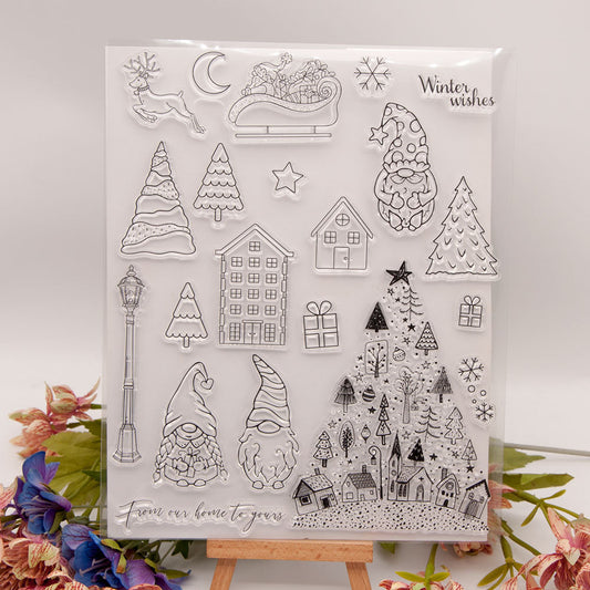 Christmas Gnome Clear Stamps