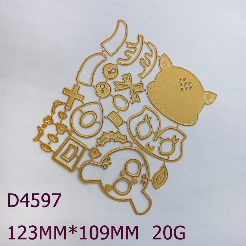 Christmas Reindeer Metal Cutting Dies