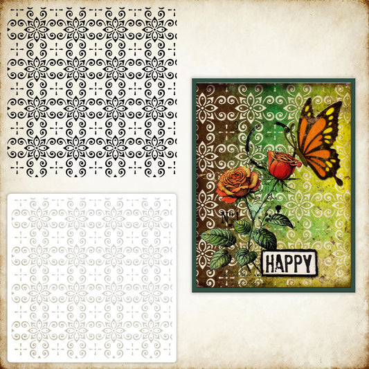 1 PC Decorative DIY Painting Hollow Stencil