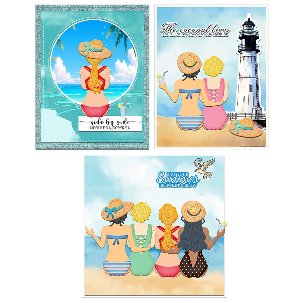 Beach Girls Metal Cutting Dies