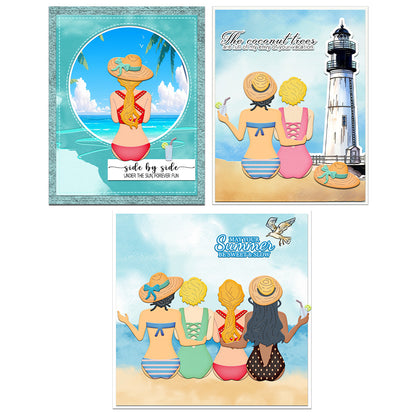Beach Girls Metal Cutting Dies