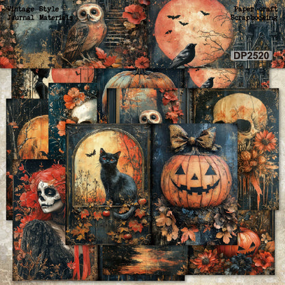 A5 Halloween Theme Journal Scrapbook Paper