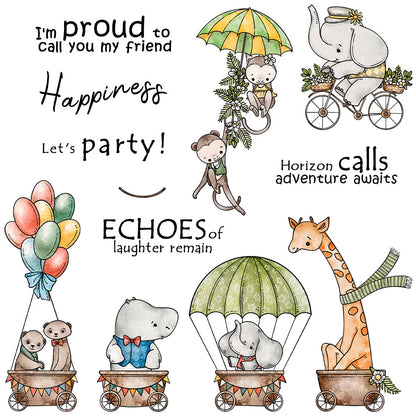Animal Theme Clear Stamps
