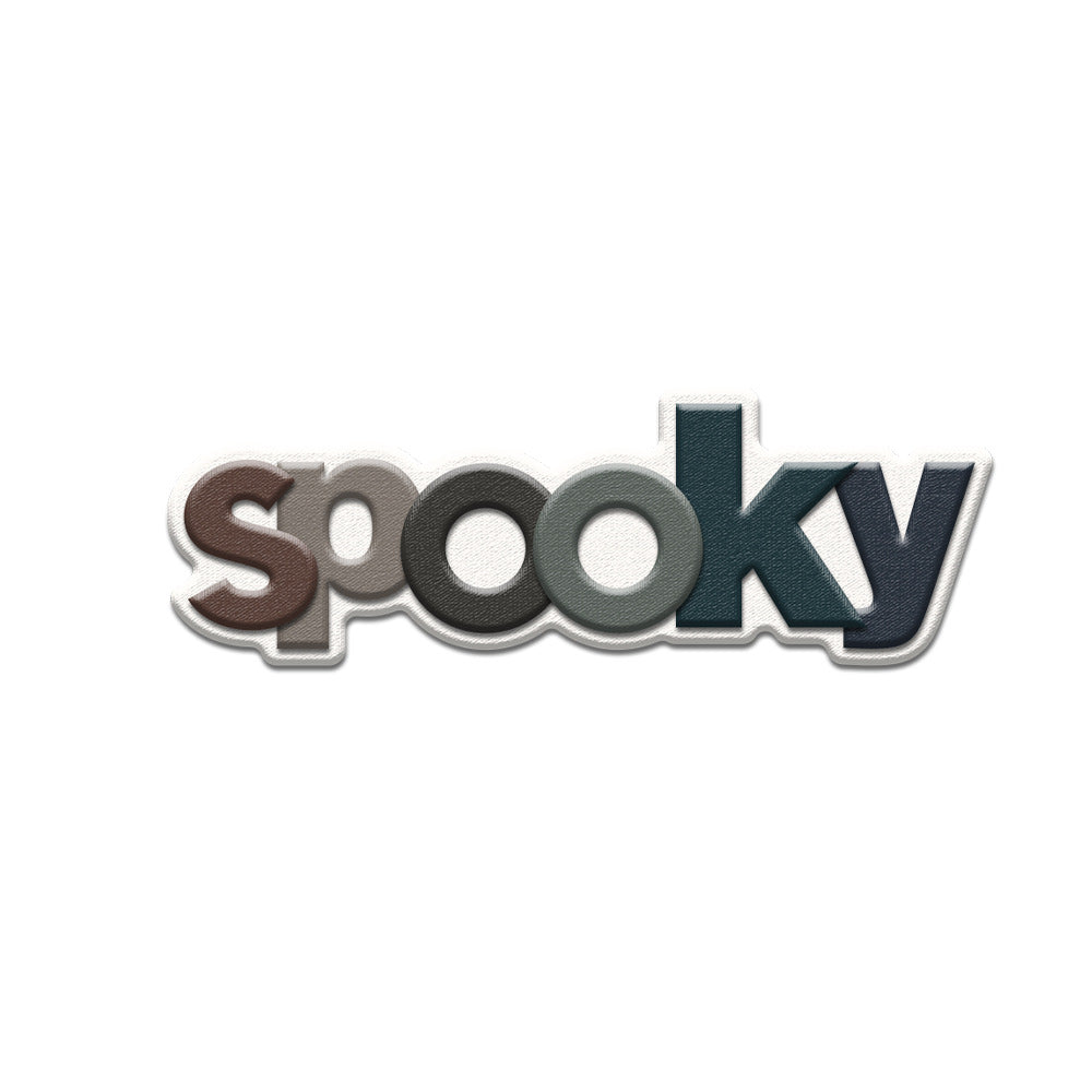 "SPOOKY" Words Metal Cutting Dies
